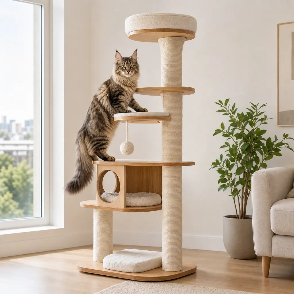 Cat tree for climbing and perching