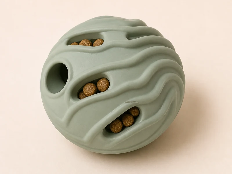 A calm enrichment toy for dogs.