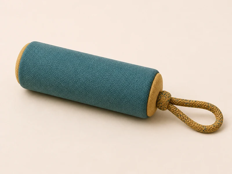 A bright floating fetch toy for dogs.