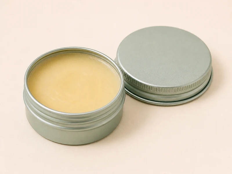 A small tin of dog paw balm.
