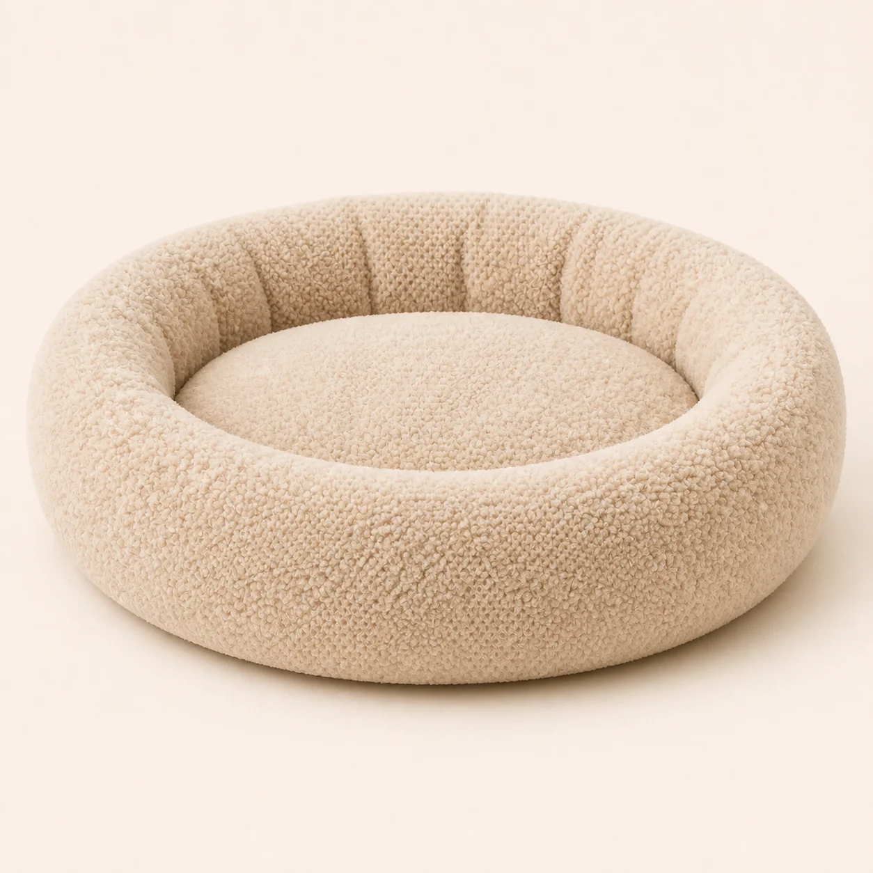 Cozy dog bed for a calm rest area.
