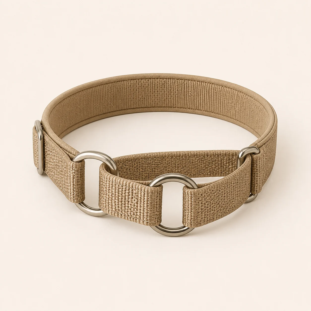 Martingale-style dog collar photographed on a clean background.