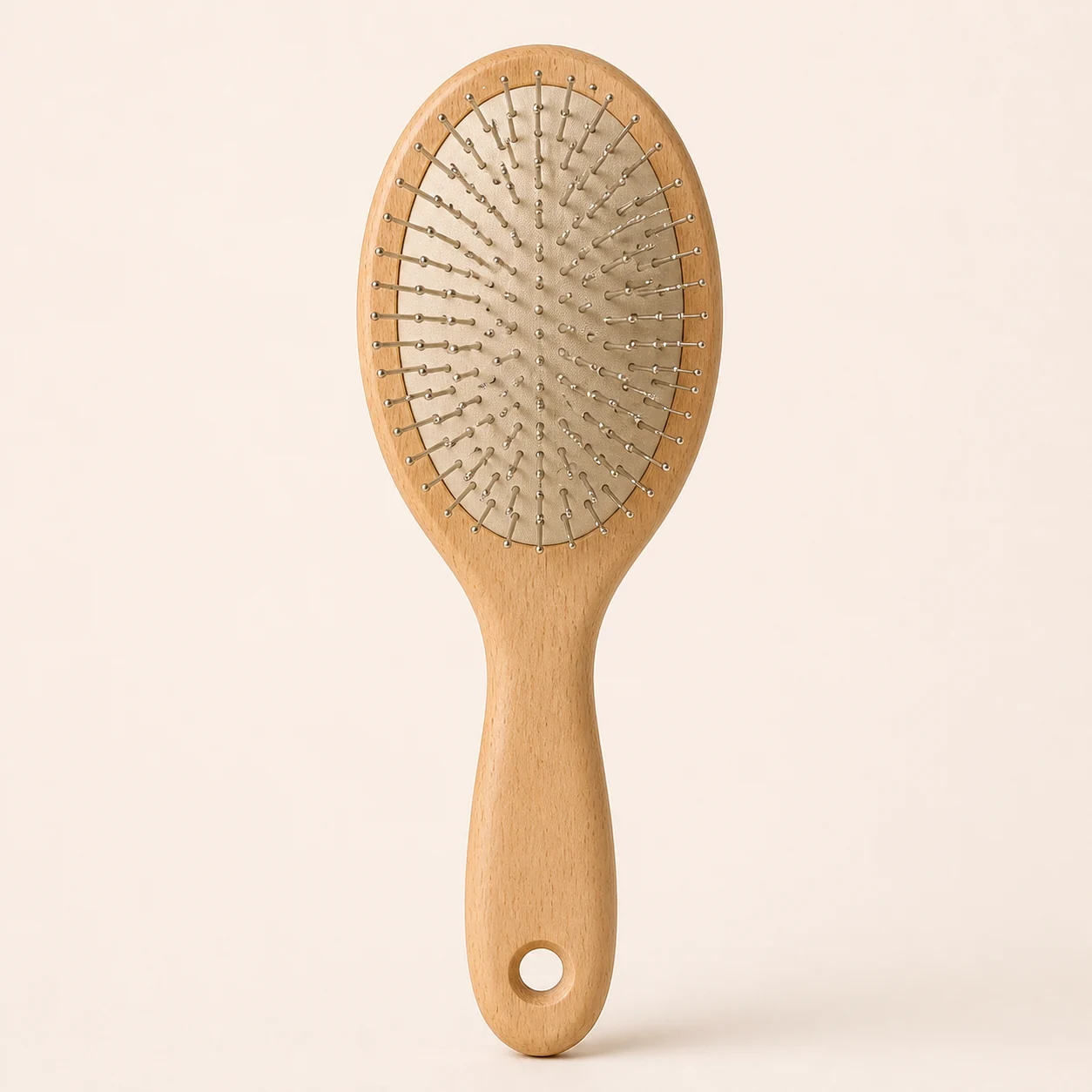 Pin brush for dog coat care