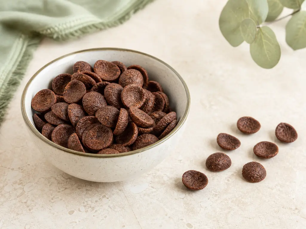 Chocolate Cereal prepared for a companion bird food-safety check