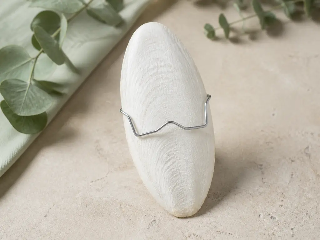 Cuttlebone prepared for a companion bird food-safety check