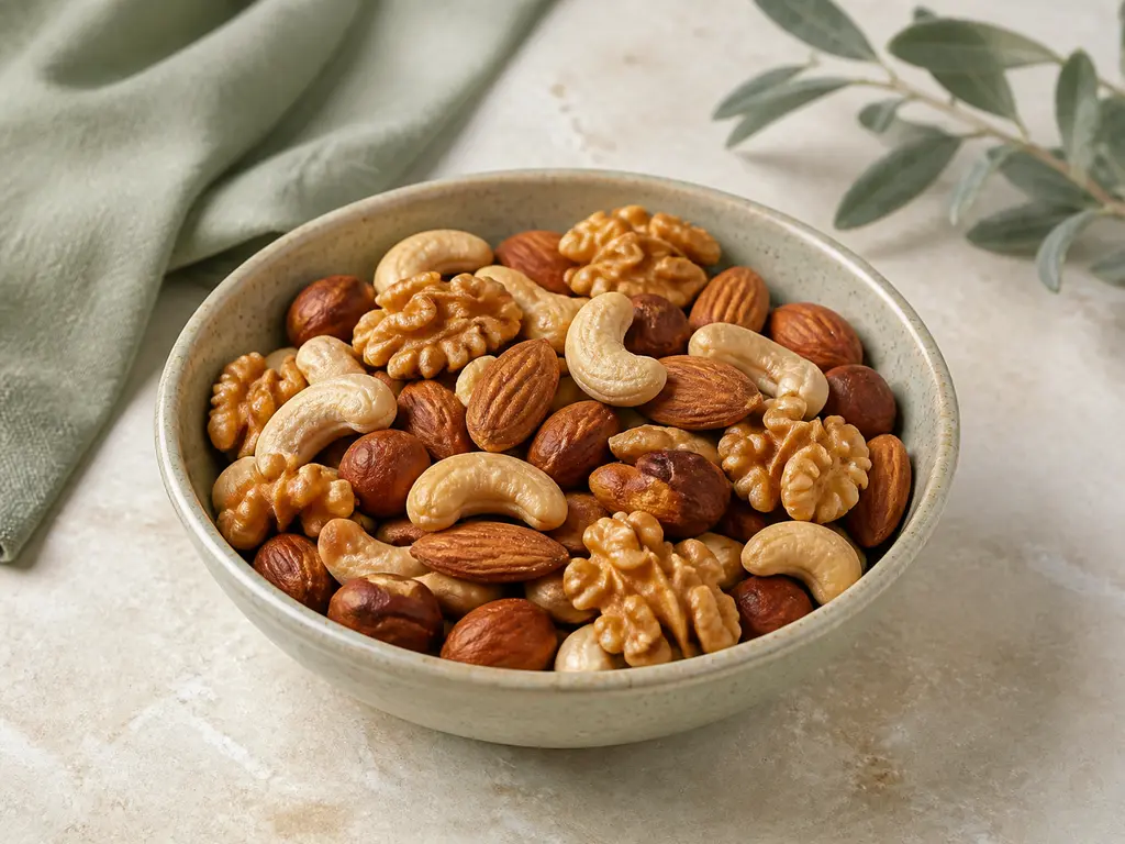 Salted Nuts prepared for a companion bird food-safety check