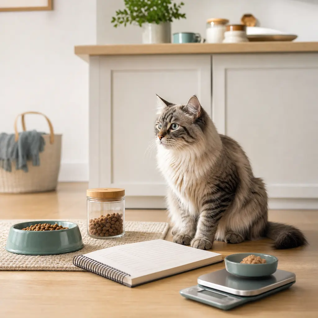 Cat food caution check
