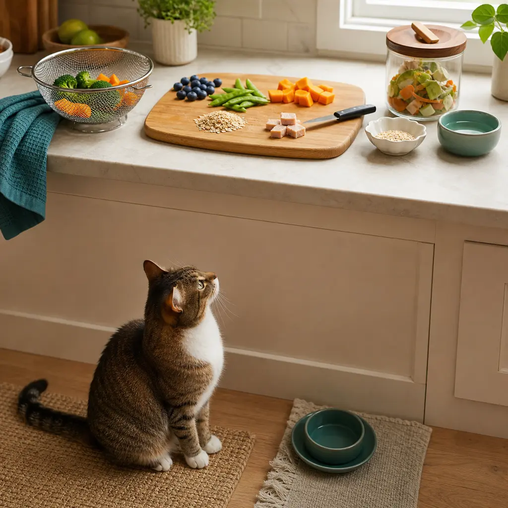Cat food prep check