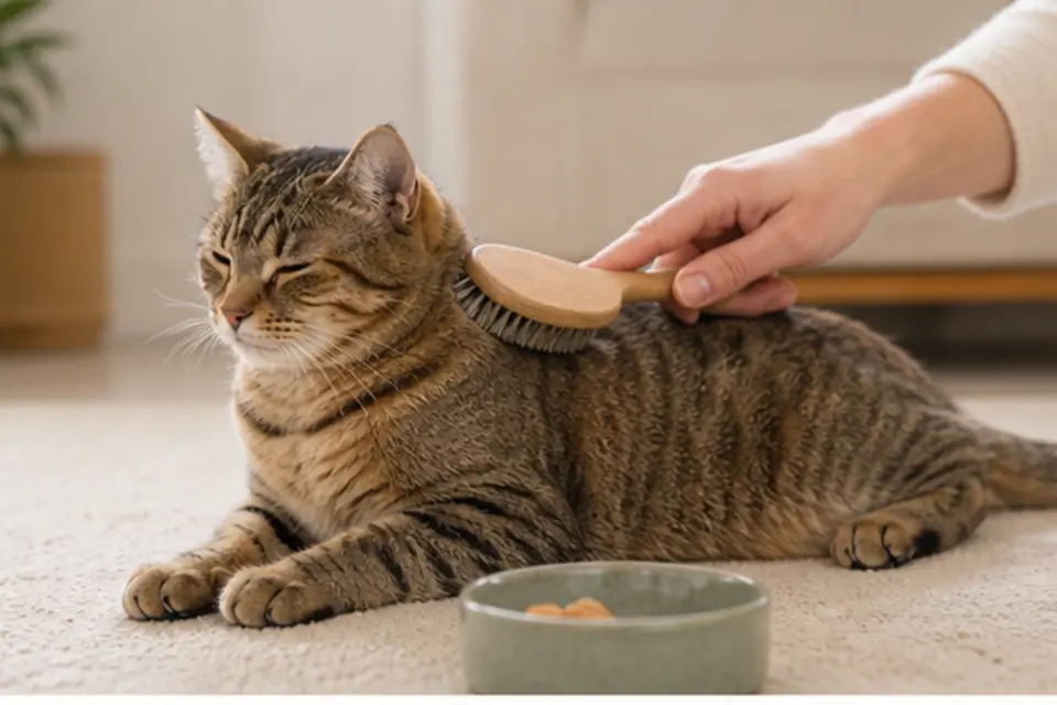 Cat Brush Break guide scene 2