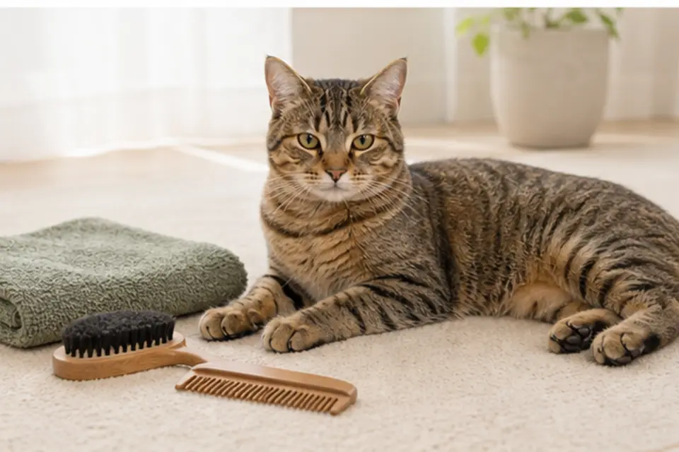 Cat Brush Break guide scene 4