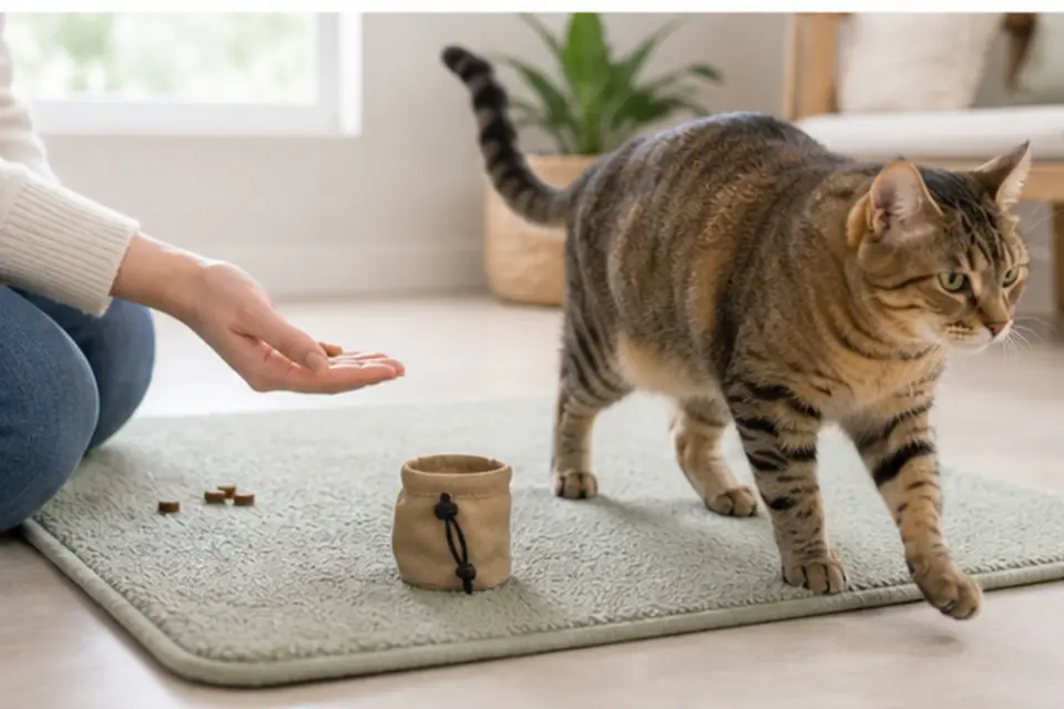Cat Calm Handling guide scene 4