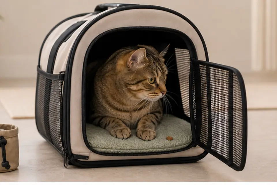 Cat Carrier Comfort guide scene 2
