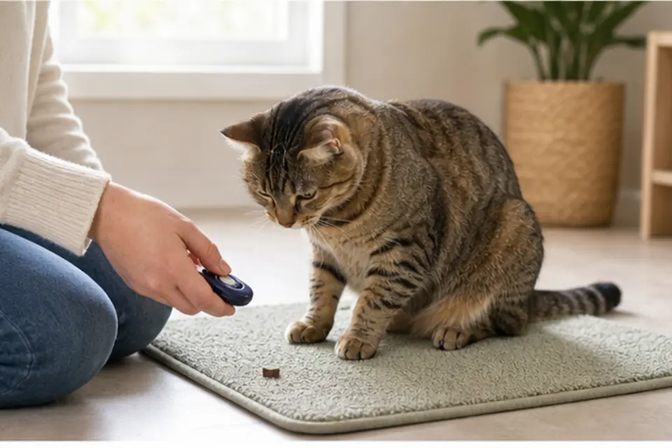 Cat Clicker Training guide scene 1
