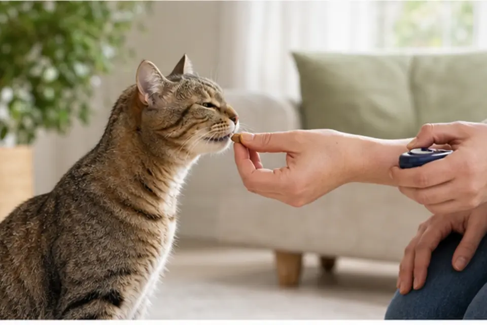 Cat Clicker Training guide scene 2