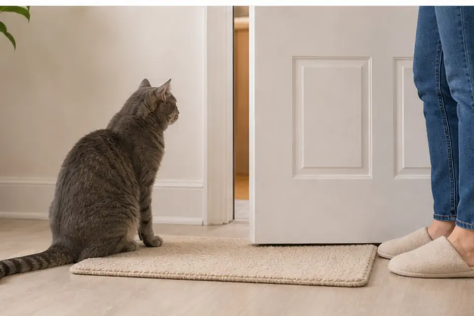 Cat Door Pause guide scene 3
