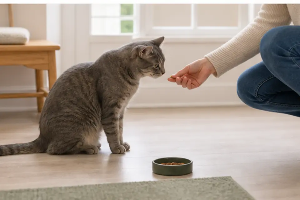Cat Door Pause guide scene 4