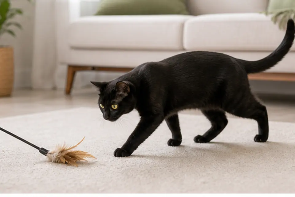 Cat Follow The Wand Game guide scene 2