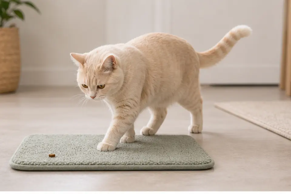 Cat Go To Mat guide scene 2