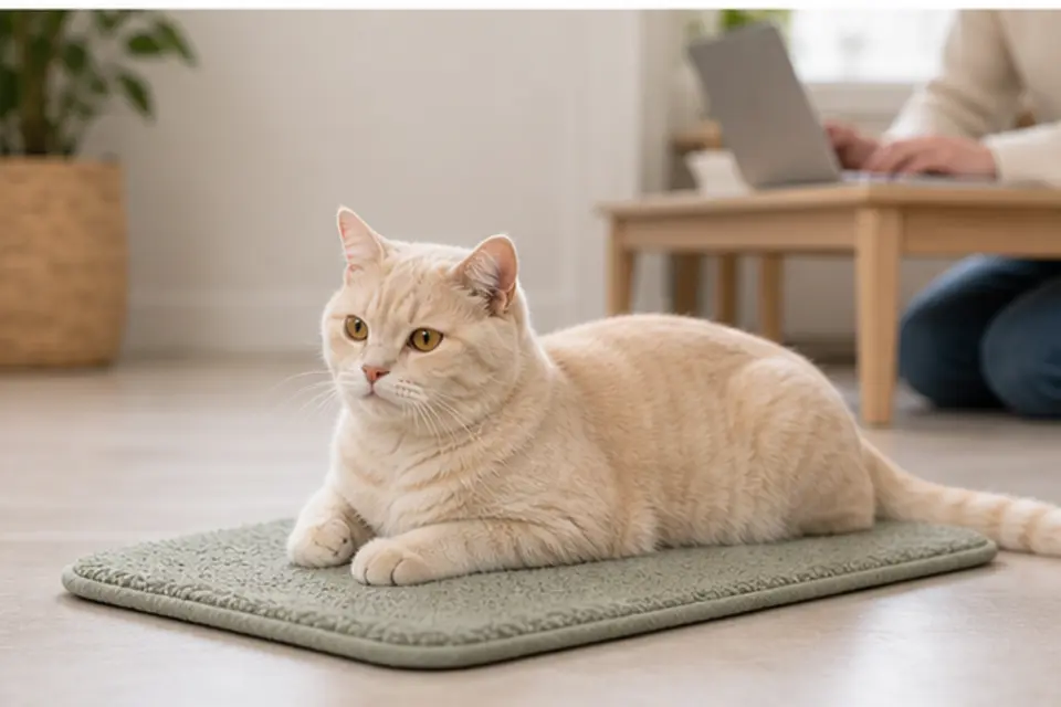 Cat Go To Mat guide scene 4