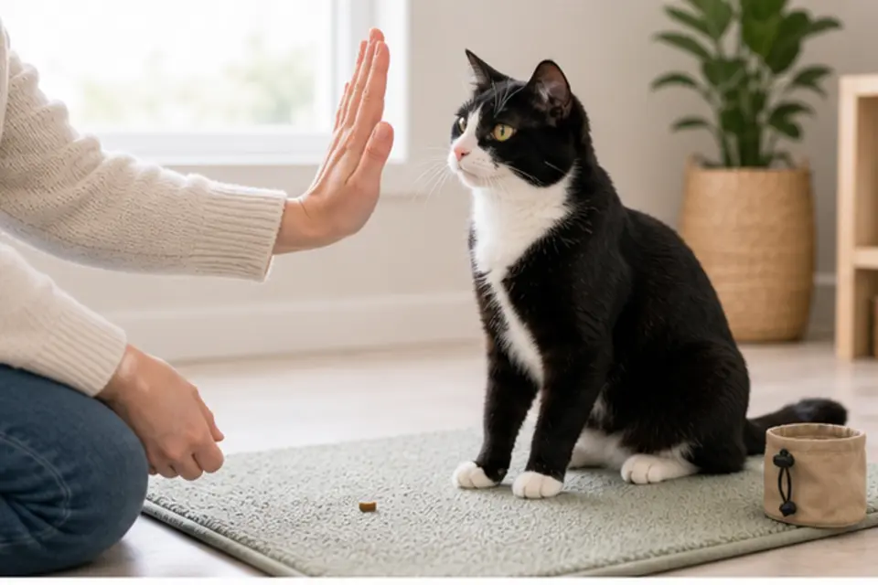 Cat High Five guide scene 1