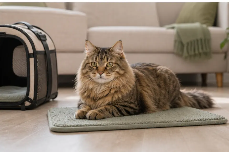 Cat Mat Settle guide scene 4