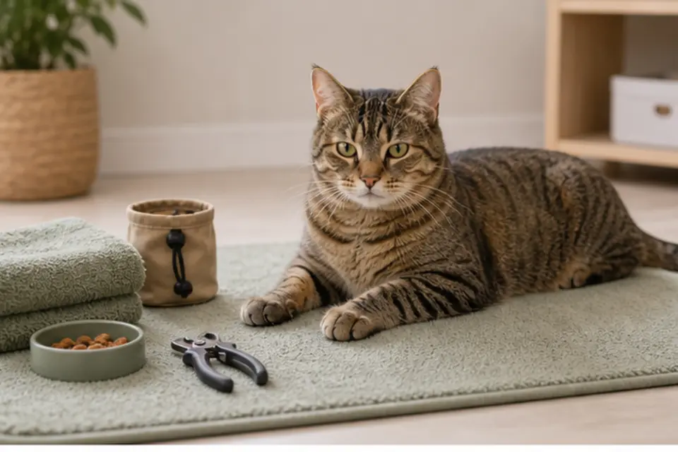 Cat Nail Station guide scene 1