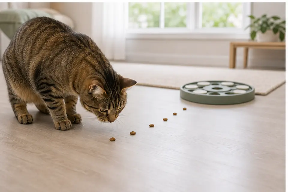 Cat Puzzle Feeder Search guide scene 3