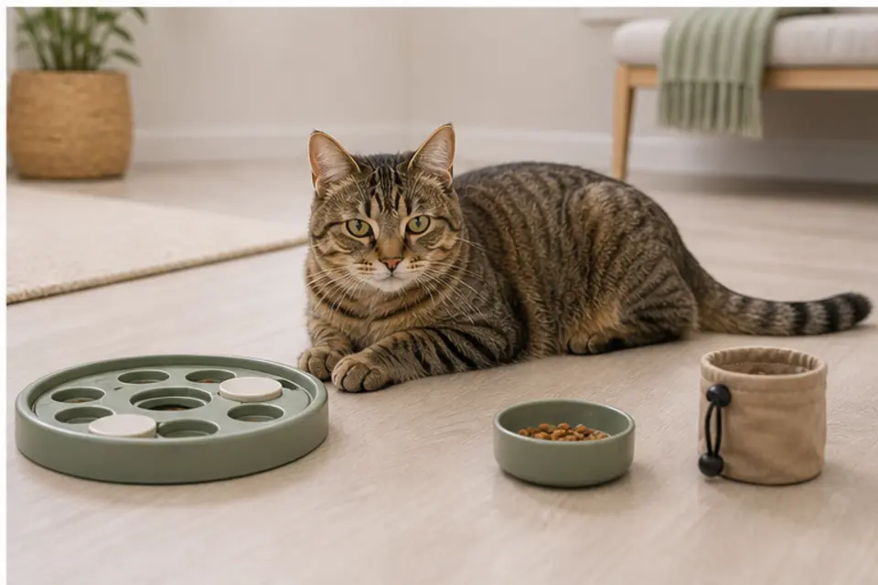Cat Puzzle Feeder Search guide scene 4