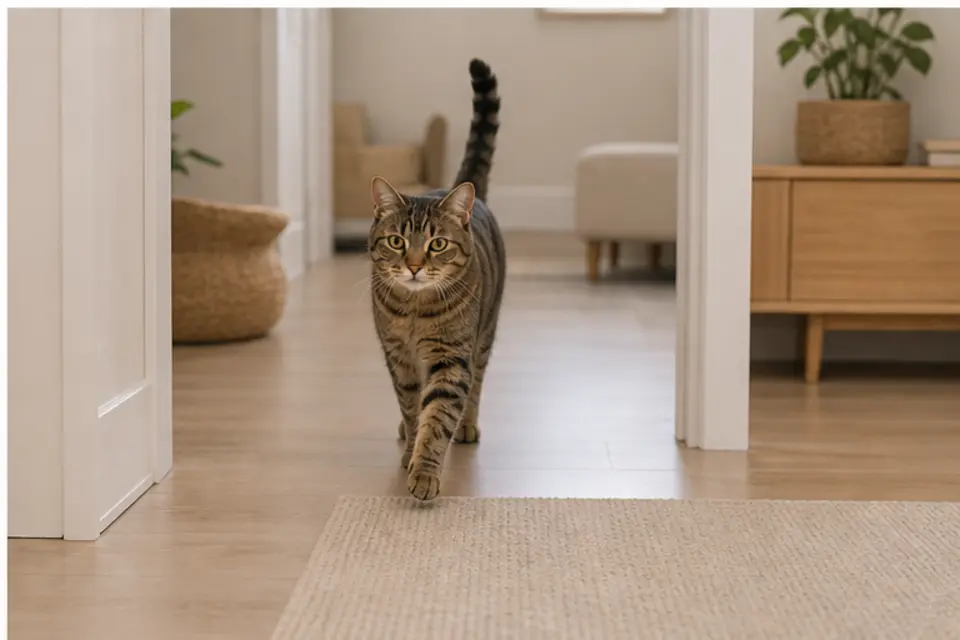 Cat Recall Training guide scene 4
