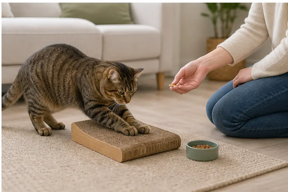 Cat Scratching Targets guide scene 4