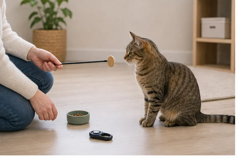Cat Touch Target guide scene 1