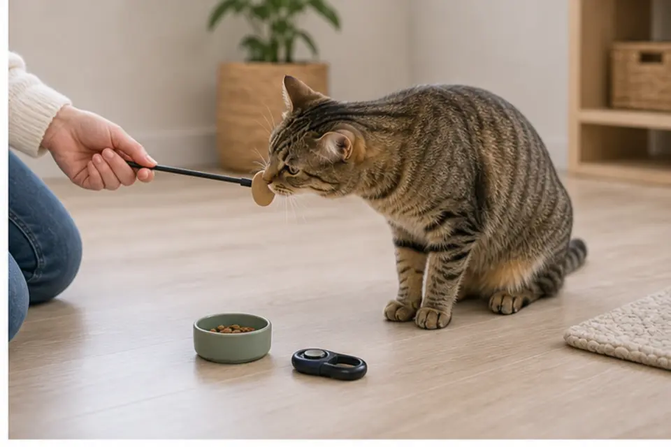 Cat Touch Target guide scene 2