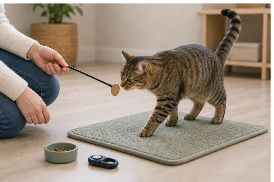 Cat Touch Target guide scene 3