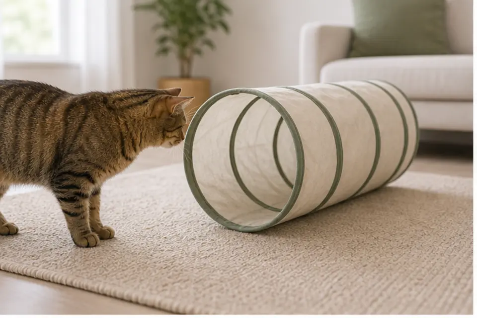Cat Tunnel Walk guide scene 1