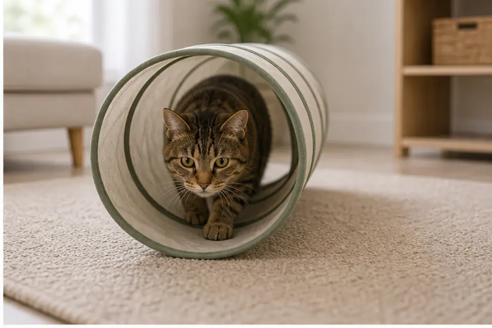 Cat Tunnel Walk guide scene 2