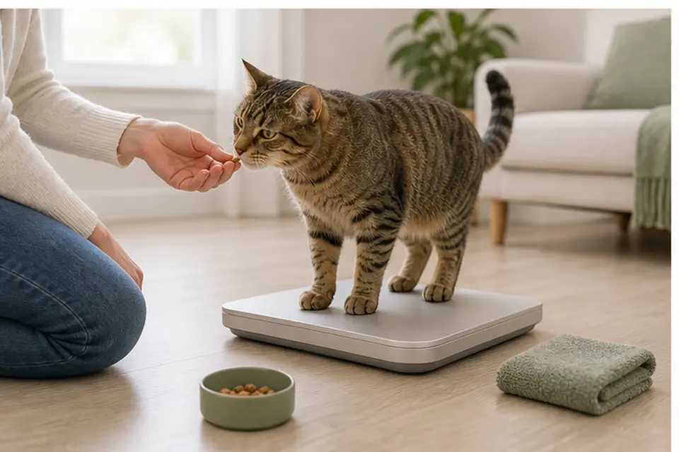 Cat Vet Scale Practice guide scene 3