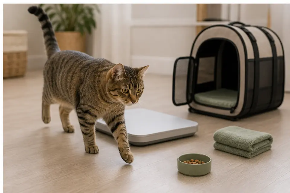 Cat Vet Scale Practice guide scene 4
