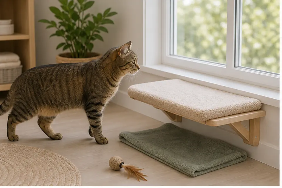 Cat Window Perch Watch guide scene 1
