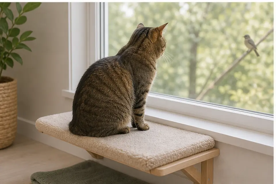 Cat Window Perch Watch guide scene 3