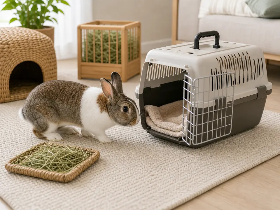 Rabbit Carrier Comfort rabbit guide