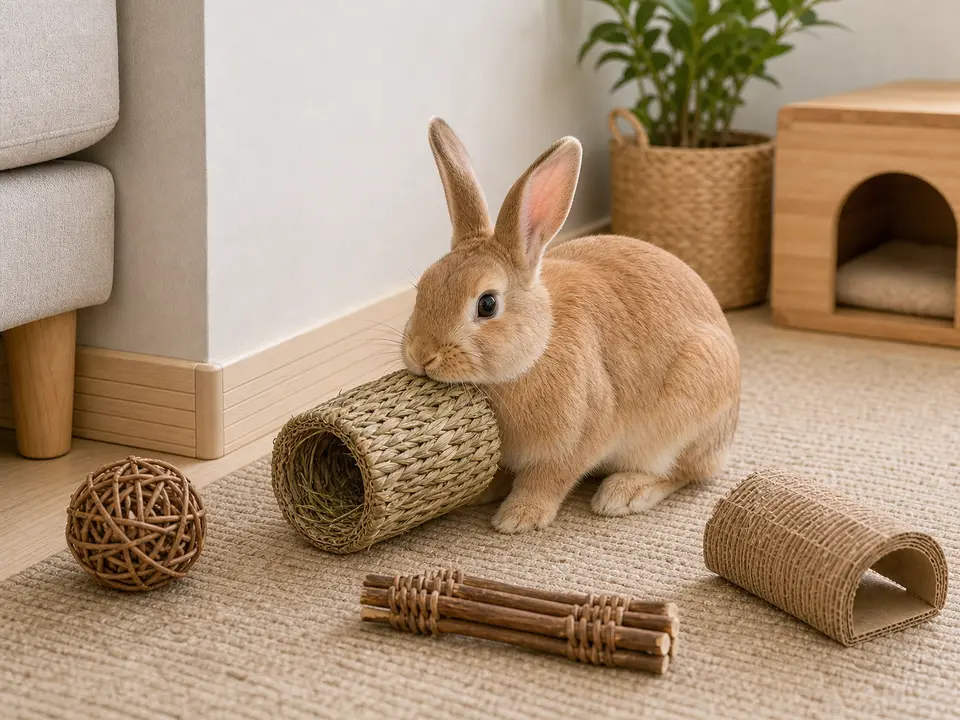 Rabbit Chewing Furniture rabbit guide