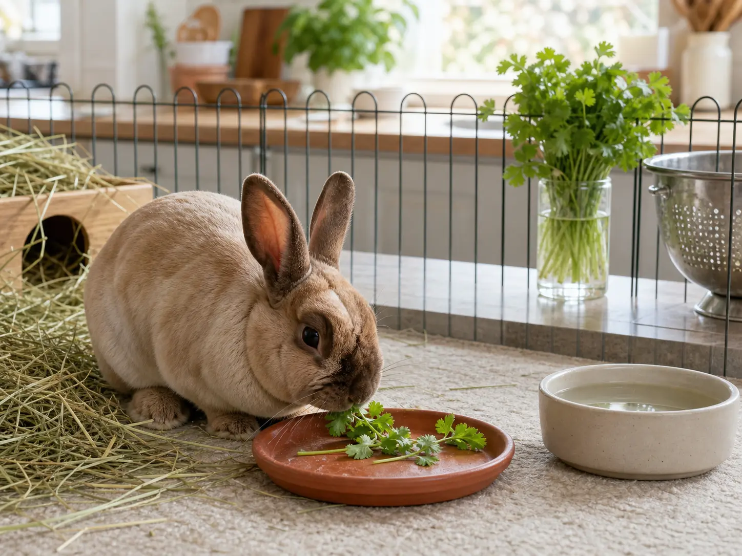 Cilantro rabbit guide