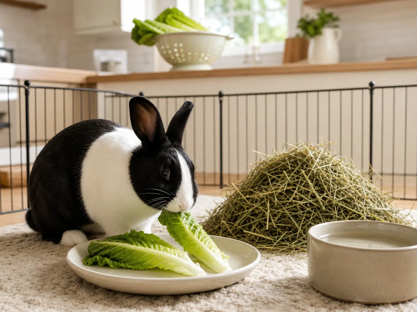 Romaine Lettuce rabbit guide