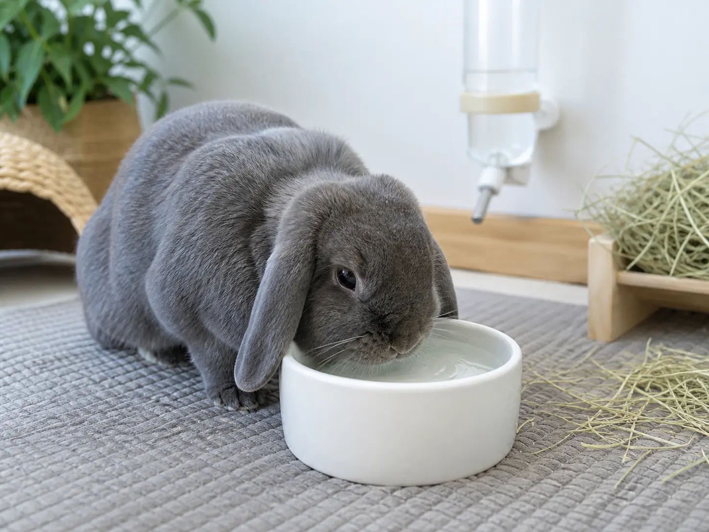 Water Bowl or Bottle? rabbit guide