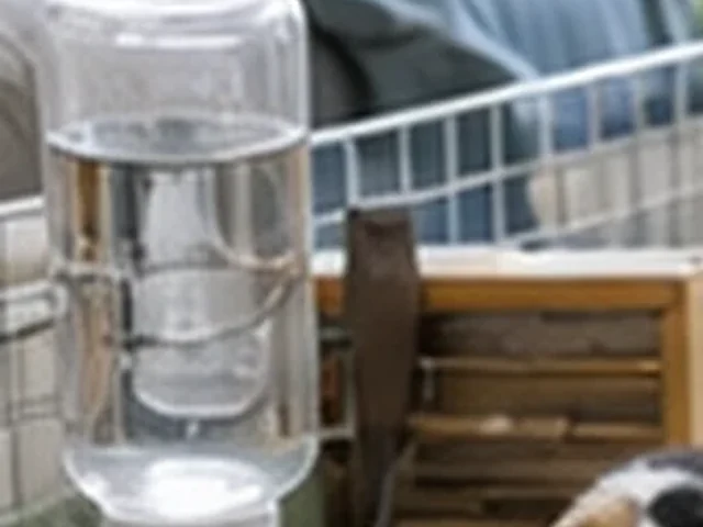 Accessible guinea pig water bottle mounted in a roomy habitat.