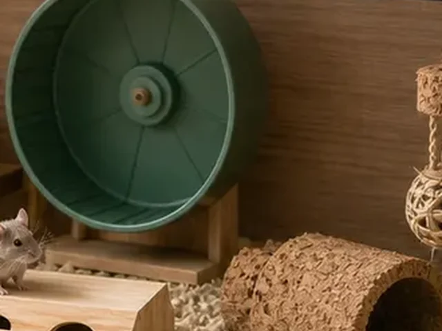 Solid-surface wheel sized for mice.