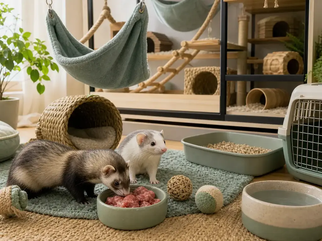 What do ferrets eat?