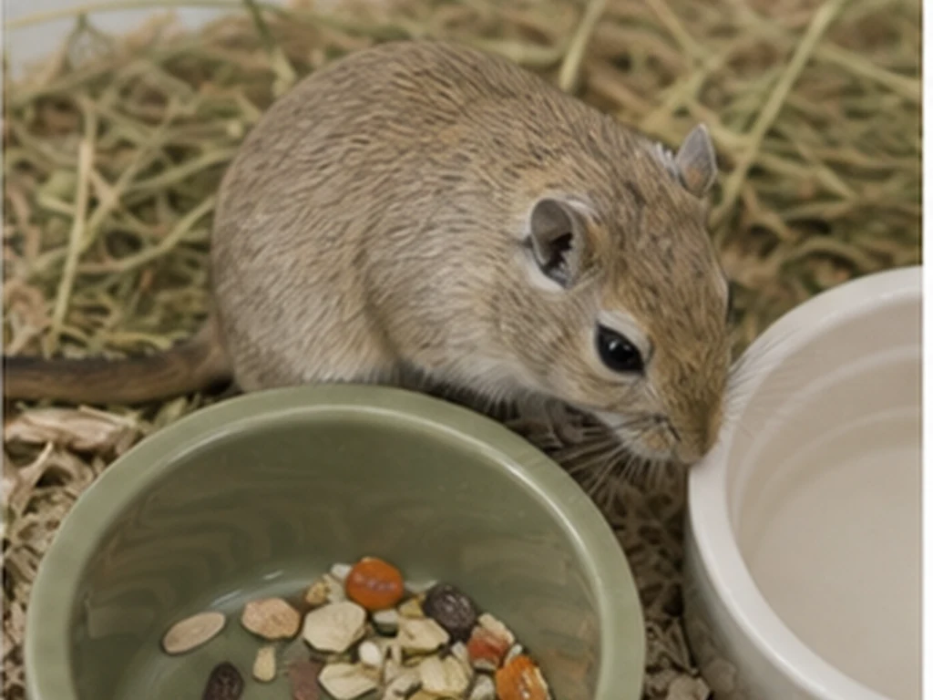 How do I handle a gerbil safely?