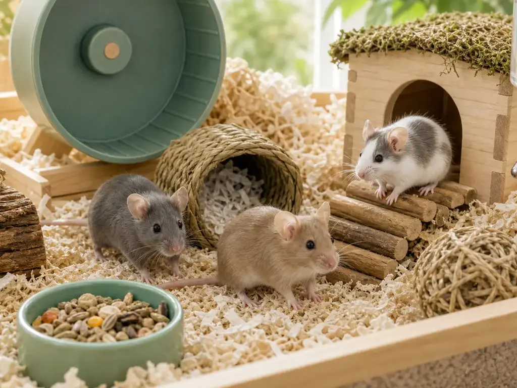 What do pet mice eat?