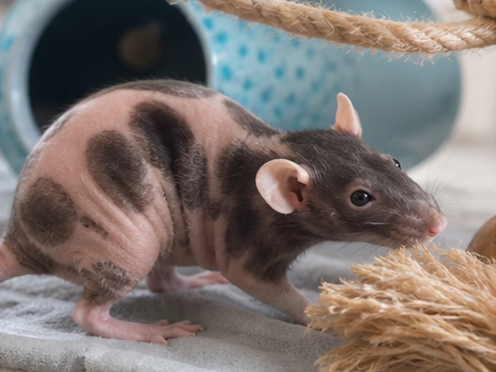 Double Rex Rat care guide image for a rat setup